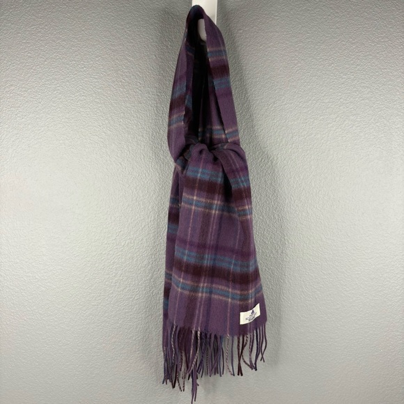 House of Scotland Accessories - House of Scotland 100% Lambswool Purple & Blue Scarf
